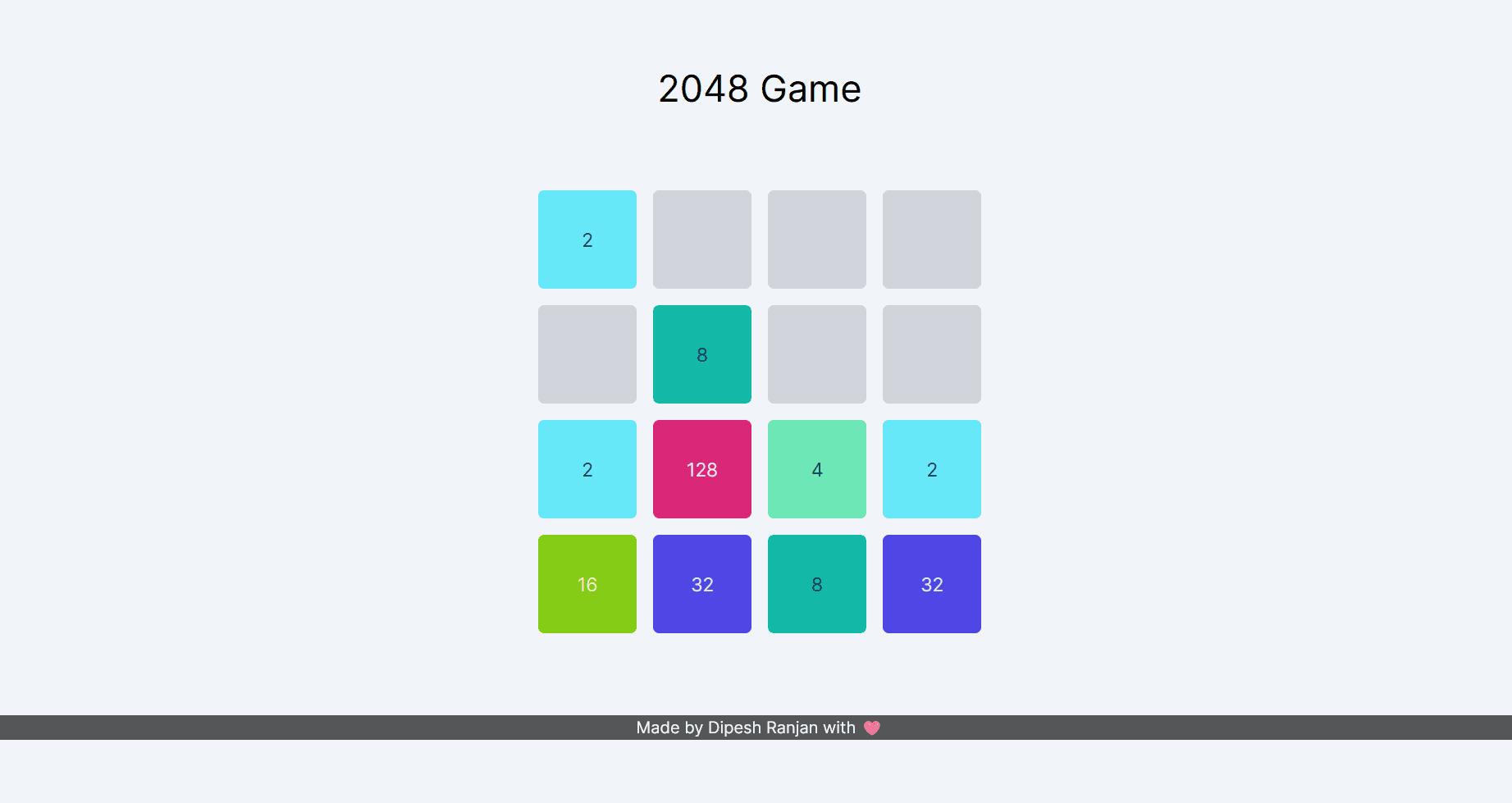 2048 Game